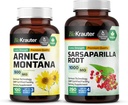 BIO KRAUTER Arnica Montana 100 Kapsler & Sarsaparilla Root 250 Kapsler