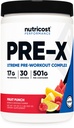 Nutricost Pre- X Xtreme Pre- Workout Complex Powder, Fruit Punch, 30 Servering, Vegetarisk, Non- GMO og Gluten Gratis