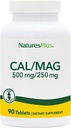 NaturePlus Cal / Mag - 90 Vegetariske tabletter - 500 mg Calcium & 250 mg Magnesium - 90 Servere
