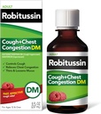 Robitussin Hoste og Bryst Congestion DM, Hoste suppressant og Expectorant, Raspberry Flavor - 8 Fl Oz flaske