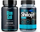Premium Stem Cell 1.000mg (120Ct) & Shilajit Supplement 10,000mg (60Ct)