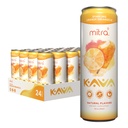 MITRA- 9 Botaniske drikkevarer - Orange Dreamsicle Sparkling Kava drik med Kava Root Extract - Mood Enhancer - Plant baseret - fremmer naturlig ro & Klarhed (12 Fl. Oz) (24)