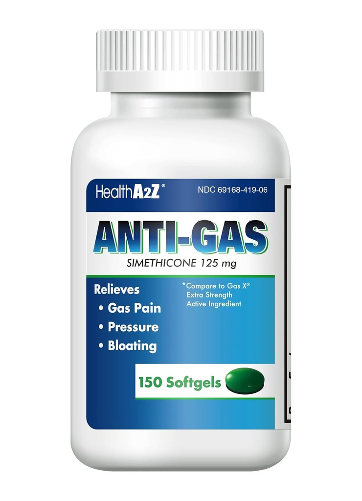 HealthA2Z ® Gas Relief Simethicone