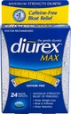 Diurex Max vand kapsler koffein fri - 24 kapsler, pakke med 2