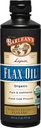 Barlean 's Organic Lignan Omega 3 Flaxseed Oil Liquid Supplement for mænd og kvinder, Cold Press Hør Frø, 7230mg ALA Fedtsyre, Vegan og Gluten Free, 16 oz