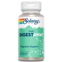 SOLARAY Super Digestaway fordøjelsesenzymer - Pancreatin, Papain, Ingefær, Pepsin, Betaine HCl, Aloe Vera, og mere - fordøjelse & næringsstof Absorption Support - Lab Verified - 90 VegCaps