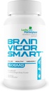 Brain Vigor Smart Brain Booster - Ekstra styrke støtte til fokus, sundhed og hukommelse - Forbedret formel Lavet med Lions Mane Mushroom & Ginkgo Biloba - Vores bedste Brain Vigor Smart Pills