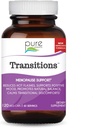 Pure Essence Labs Forandringer Vitaminer for kvinder, Natural Menopause Relief supplement til at fremme Hormone Balance, Reducere Hot Flashs, Mood Swings & Night Sweats, 120 Kapsler