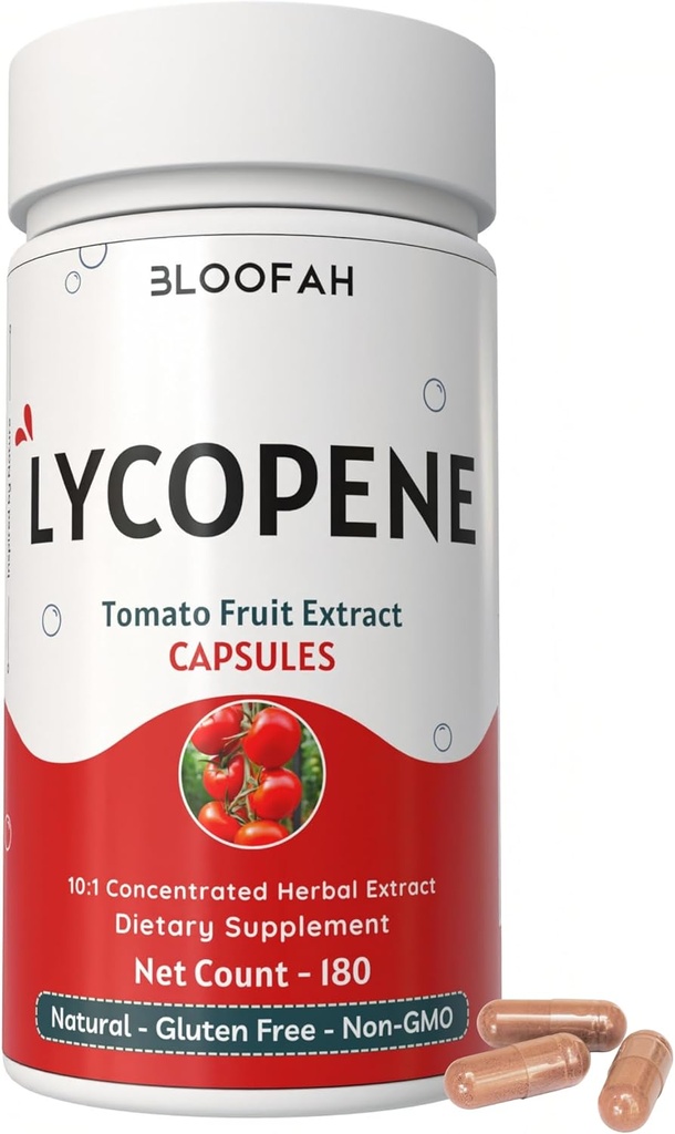 Lycopene Tomato Extract 500 mg kapsler
