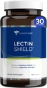 Gundry MD ® Lectin Shield, Gut Health and Ditagestion Supplement, Hjælper Block Potentielt skadelige Lectins, Understøtter fordøjelseskomfort, og Intestinal Health † *, 30 Day Supply