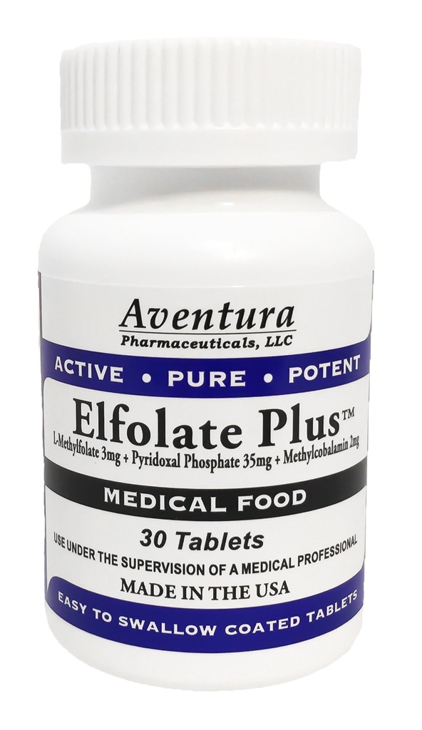 Plus ® 3 mg L- methylfolat methylfolat methylfolfolfolat medicinsk kosttilskud Professionel styrke Aktiv ren potent 30 tabletter