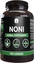 PURE ORIGINAL INGREDIENSER Noni (365 kapsler) Ingen Magnesium eller ris Fyldere, Altid Pure, Lab Verified