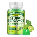 Citrus Bergamot 1500mg, Citrus Bergamot Gummies for Sund Kolesterol, Bergamot Supplements 25: 1 Uddrag fra Italien Bergamot, Resveratrol & Niacin - Natural Vegan 60 Gummies