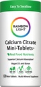 Rainbow Light Calcium Citrate tabletter med D-vitamin, Kosttilskud giver høj-potens Bone Health Support, med Calcium og D-vitamin, Vegetar og Gluten Free, 120 Tæl