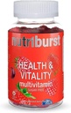 NETRIURST - Sundhed & Vitality - 124; UKs Mest betroede Mærke - 124; Vegan & Sugar- Free Multivitamin Gummies - 124; Indeholder essentielle vitaminer & Biotin - 124; Naturlig blandet Berry Flavour - 124; 60 Gummies