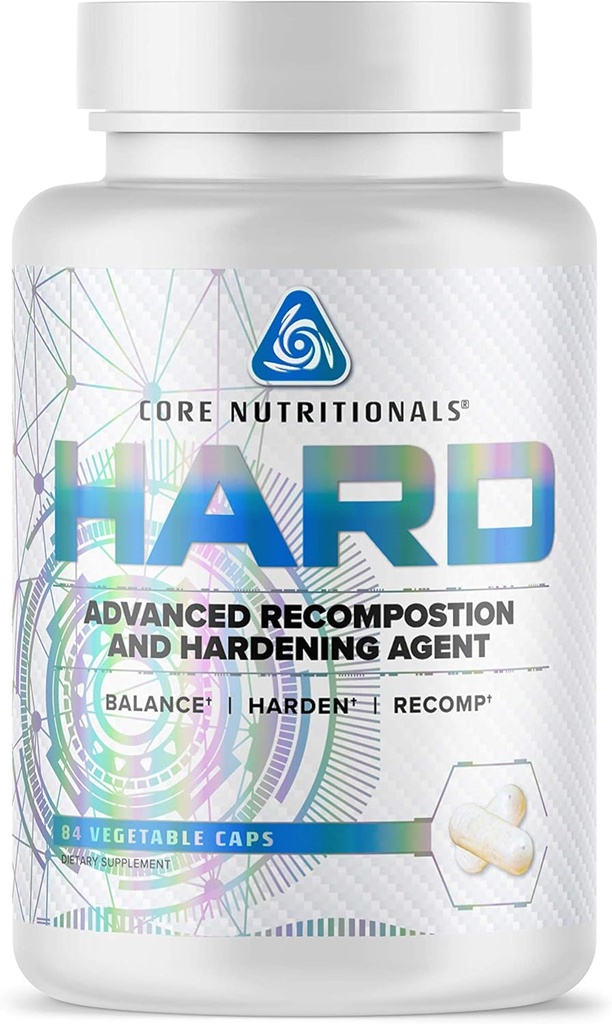 Core Nutritionals Hard Recomposition & Hardeing Agent Note 124; Hormone Support, Cortisol Management, Fat Loss