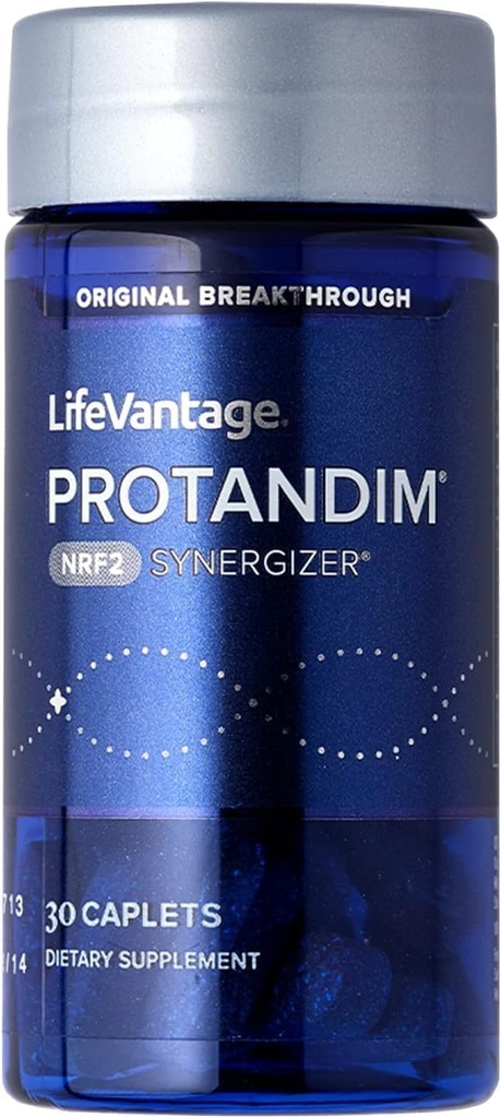 Protandim Nrf2 Synergizer (30 Caps) Nrf2 Aktivator, sund aldring supplement, Antioxidanter bekæmpe oxiderende stress, 5 Herb Blend, Understøtter Cellular Sundhed, Ashwagandha, gurkemeje, Mælk tidsel