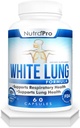 Hvid Lung af NutraPro - Lung Cleanse og Detox.Support Lung Health. Understøtter respiratorisk sundhed. 60 Capsule - Made in GMP Certified Facility.