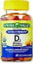 IKJ Extra Strength Vitamin D3 Bone & immunsygdom Kosttilskud Vegetarisk Gummies, 125 mcg (5000 IE), 60 Tæl