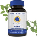 Foryngelse Terapeutik Pure Organic Hvidløg - Heart Health & Immunsystem Support (120 Veganske kapsler)