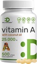 DEAL SUPPLEMENT High Potency Vitamin A 25000 IE, 500 Coconut Oil Softgels