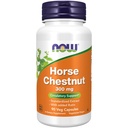 Now Foods Supplements, Horse Chestnut 300 mg med tilsat Rutin, Circulatory Support *, 90 Veg Kapsler