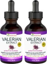 ELP ESSENTIAL Valerian Root Extract Drops Yep 124; 2 fl oz Yep 124; Sugar Free, Alkohol Free, Non- GMO Gluten Free Liquid 2 Pack