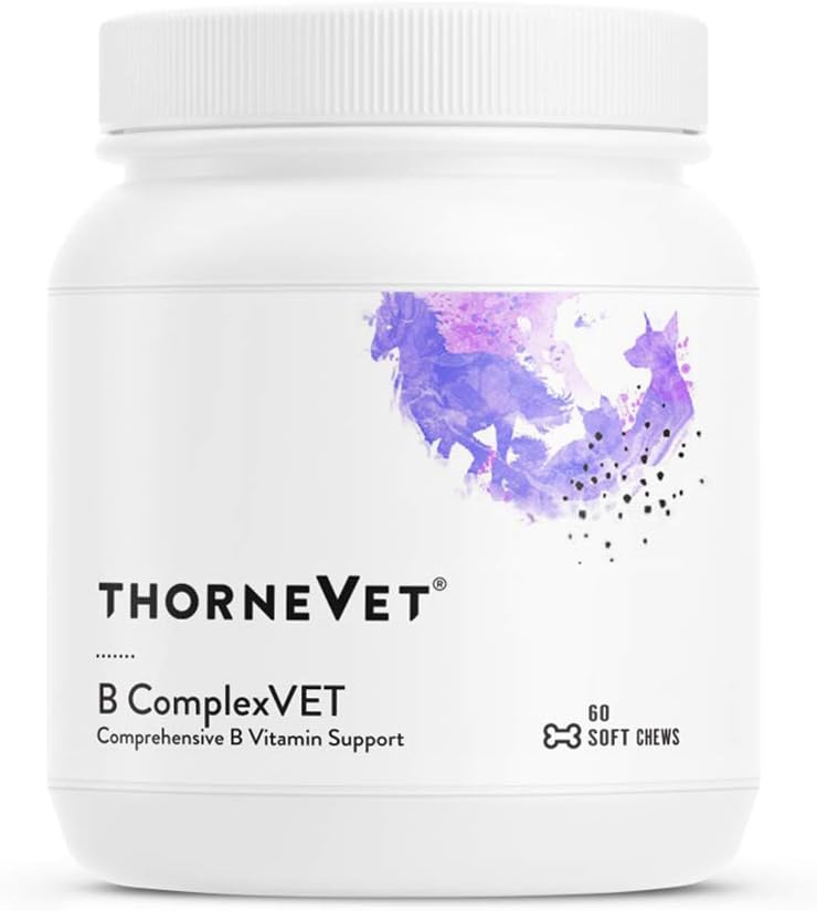 ThorneVET B ComplexVET - vitamin B Complex støtte til hunde & katte - 60 bløde tykkere