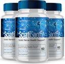 SciatiSoothe for Sciatica Capsules, Sciati Soothe Nerve Health Support, SciatiSoothe Supplement Advanced Formula, Nerve Support Pills - Maximum Strength - SciatiSoothe Reviews (3 Pack)