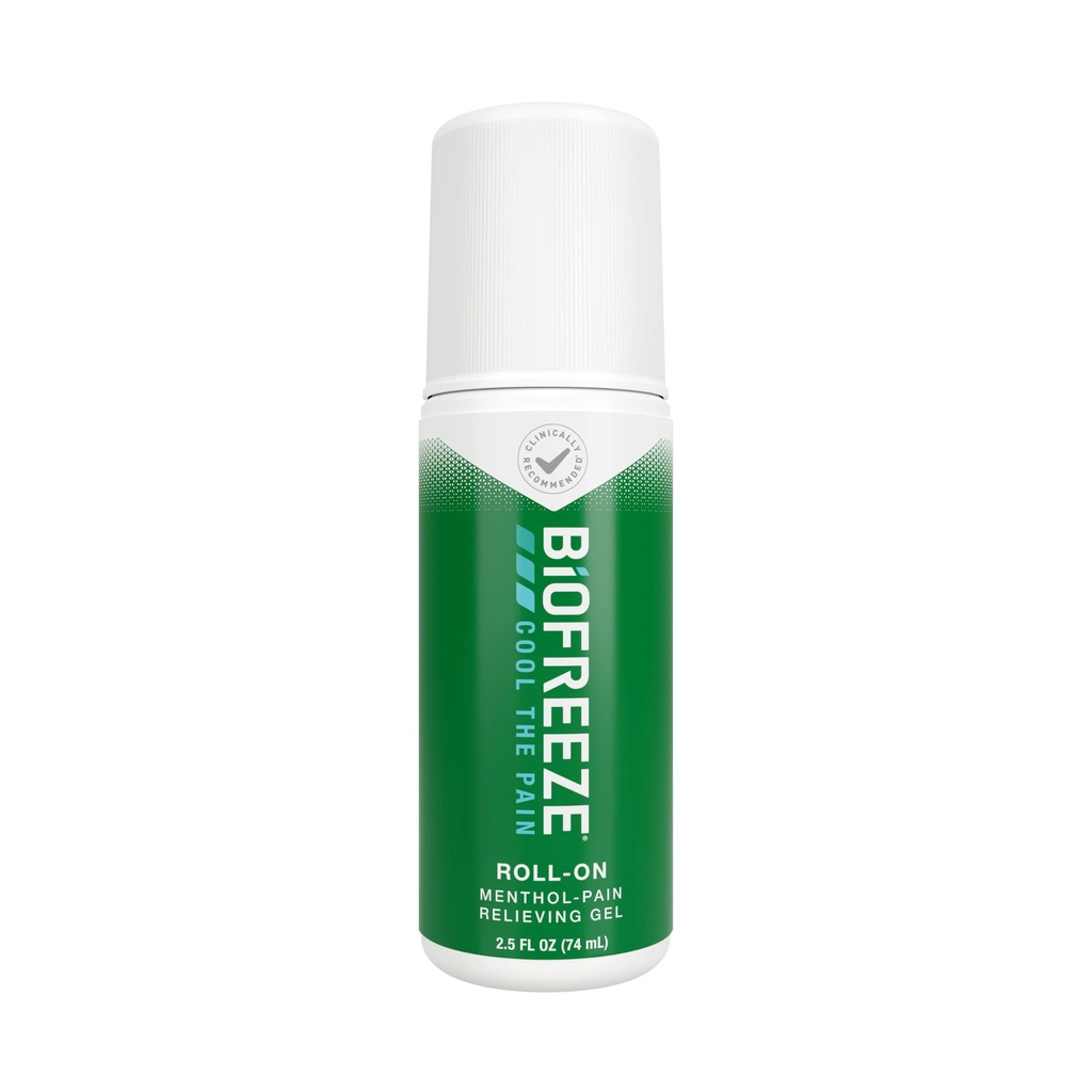 Biofreeze Roll On Pain Relief, Knee & Lower Back Relief, Gigt Pain Reliever, Sore Muskel Relief, Neck Pain Relief, Køling fælles smerte, FSA Støtteberettiget, Menthol Gel 2.5 Fl Oz