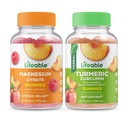 Lifeable Magnesium 85mg + gurkemeje, Gummies Bundle - Great Tasting, Vitamin Supplement, Gluten fri, GMO fri, Chewable Gummy