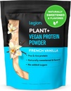 LEGION Plant + Vegan Protein Powder, Vanilla - Rice and Pea, Plant Based Protein Blend. Gluten fri, GMO fri, naturligt sødet og aromatiseret, 20 Servere (Vanilla)