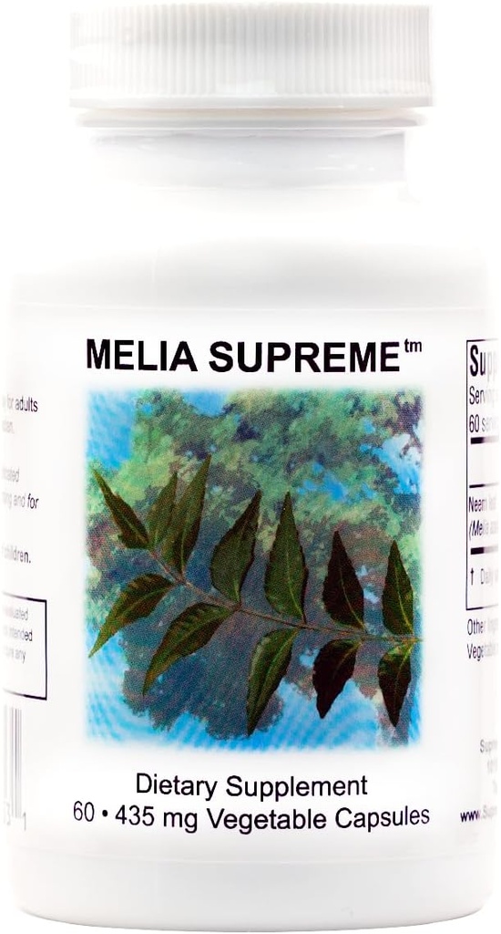 Supreme Nutrition Melia Supreme, 60 Pure Poweded Neem Leaf Vegetariske Kapsler