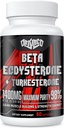 1400mg Beta Ecdysterone og Turkesterone Kosttilskud, Maksimeret 98% Beta Ecdysterone & 20% Turkesterone ekstrakt for muskelmasse, styrke, proteinsyntese, 60 kapsler