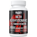 1400mg Beta Ecdysterone og Turkesterone Kosttilskud, Maksimeret 98% Beta Ecdysterone & 20% Turkesterone ekstrakt for muskelmasse, styrke, proteinsyntese, 60 kapsler