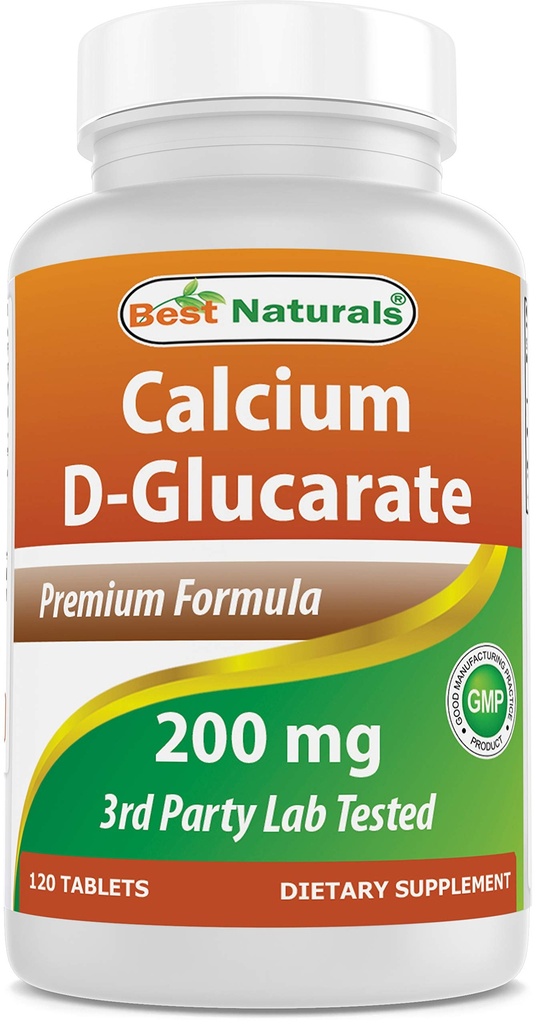 Bedste Naturals Calcium D- glucarat 200 mg 120 tabletter