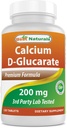 Bedste Naturals Calcium D- glucarat 200 mg 120 tabletter
