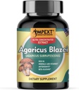 Agaricus Blazei Mushroom Extract - Immunboost, Balancerede Niveauer, Adaptogene Egenskaber - 90 Kapsler