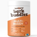 Jack & Pup Hund Multivitamin Buddies Hund Vitamin og Kosttilskud til Senior Hund til Hvalpe Buddies 124; Daily Hund Multivitaminer Chewable for Immunity, Joint, fordøjelse, Hud og Coat Sundhed (120ct)