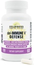 Del- immunV ® Defense by Stellar Biotics, All- Natural immun Support & Gut Health (+) Øjeblikkelig pleje, Metabiotisk: NextGen Probiotic Therapy (60 Caps)