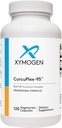 XYMOGEN CurcuPlex- 95 - Gurkemeje supplement med forbedret biotilgængelighed - Daglig Brain Support Supplement (120 Vegan Gurkemeje kapsler)