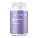 Celebrate Vitaminer Magnesium - 100 mg Chelated Magnesium Bisglycinate Kapsler til Sovestøtte og Muscle Cramp Defense, Vegan og Gluten Free, 90 Greve