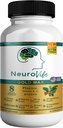 NeuroVife Gold Max Brain Support Supplement: 124; 8 Naturlige Ekstrakter med DHA, Vitamin A, C, B Complex