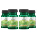 Swanson L. Reuteri Probiotic Plus w / L. Rhamnosus L. Acidophilus & FOS Prebiotisk fordøjelsesstøtte - fremmer Gut Health w / 7 Millioner CFU per kapsel - (30 Veggie kapsler) (4 Pack)