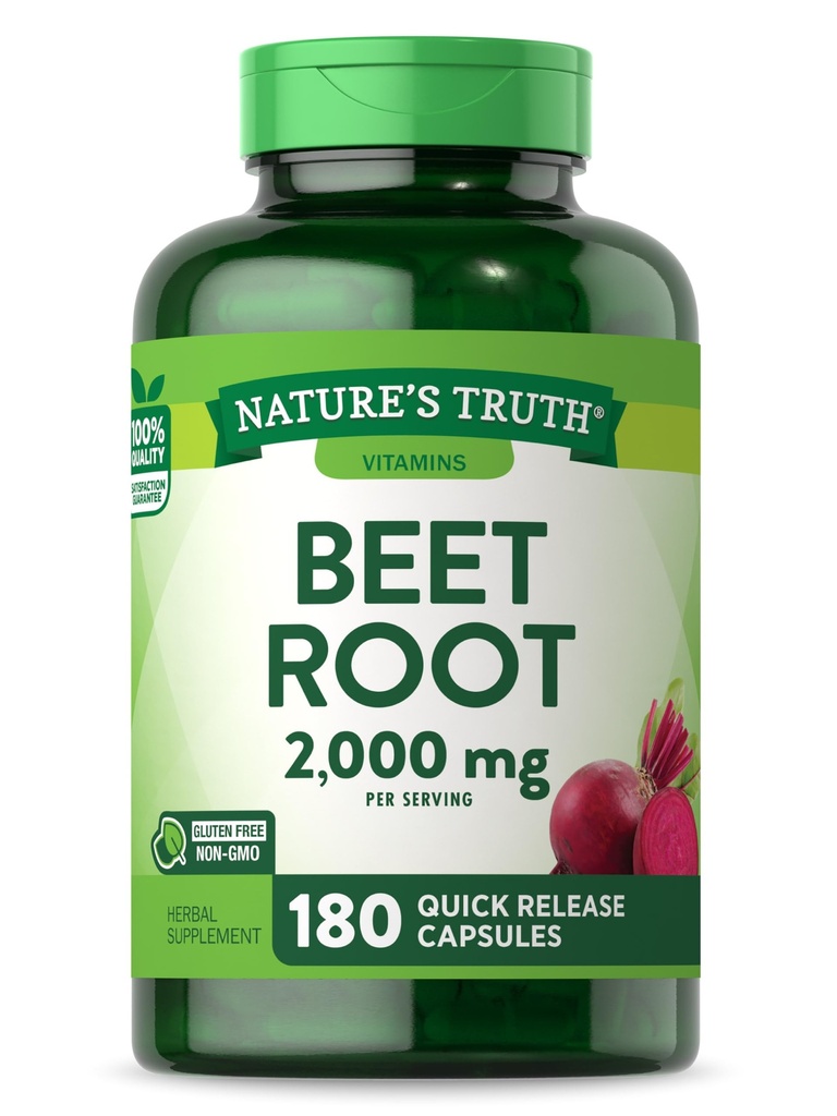Nature 's Truth Beet Root Capsules Name 124; 2,000mg
