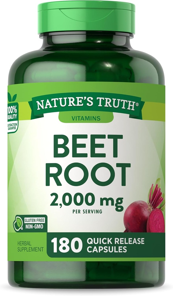 Nature 's Truth Beet Root Capsules Name 124; 2,000mg