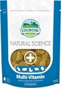 Oxbow Natural Science Multi- Vitamin, High Fiber supplement til kaniner & Guinea svin, Lavet med Timothy Hay, Multi- Pet Households, Omega 3 & 6 fede syrer, Lavet i USA, 4.2 oz Bag