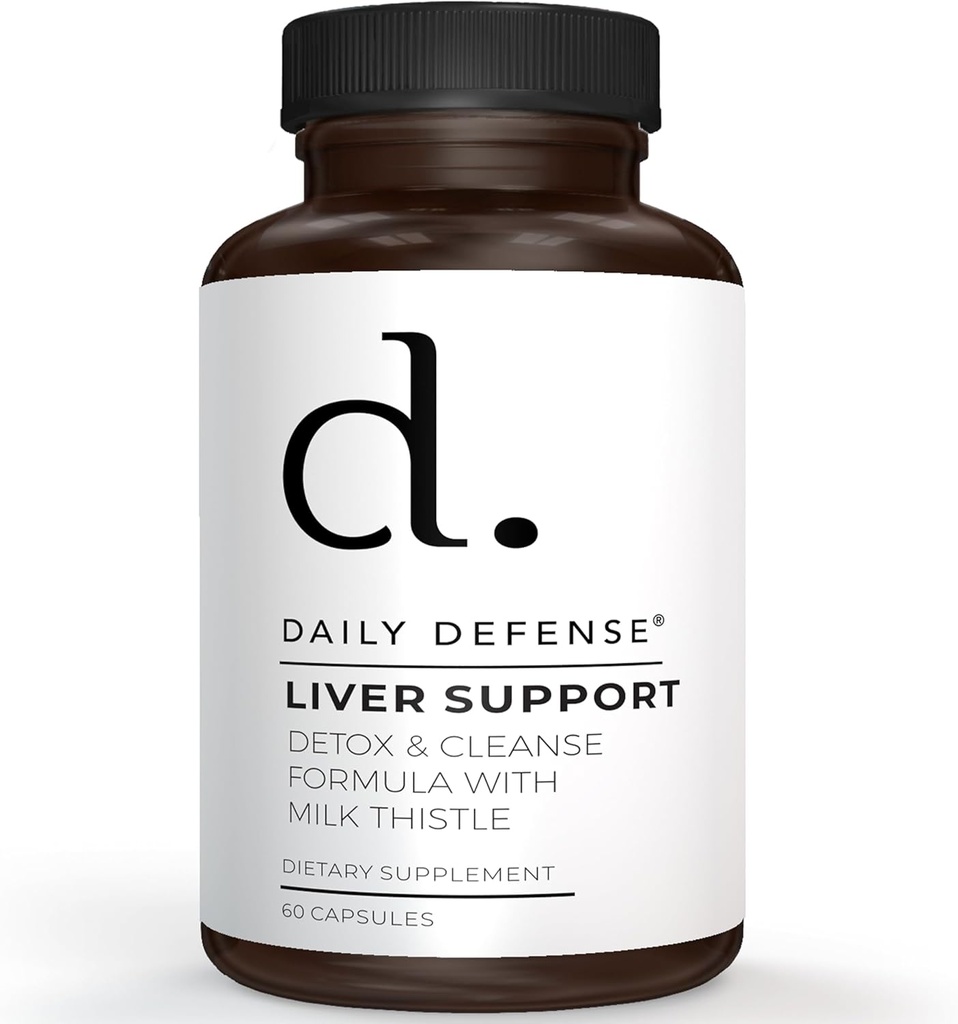 Leverrens og Detox & reparation Formel - Lever Support Supplement med Artichoke ekstrakt for leversundhed - Mælk tidsel lever Detox med Mælkebøtte Leaf Ekstrakter - 60 kapsler