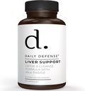 Leverrens og Detox & reparation Formel - Lever Support Supplement med Artichoke ekstrakt for leversundhed - Mælk tidsel lever Detox med Mælkebøtte Leaf Ekstrakter - 60 kapsler