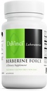 DAVINCI Labs Berberine Force - støtter immunsystemet og hjertets sundhed med Berberine, Folate, R- Alpha Lipoic Acid & Grape Seed Extract - Aids GLP-1 Produktion * - Vegetarisk, Gluten- Free - 60 Greve